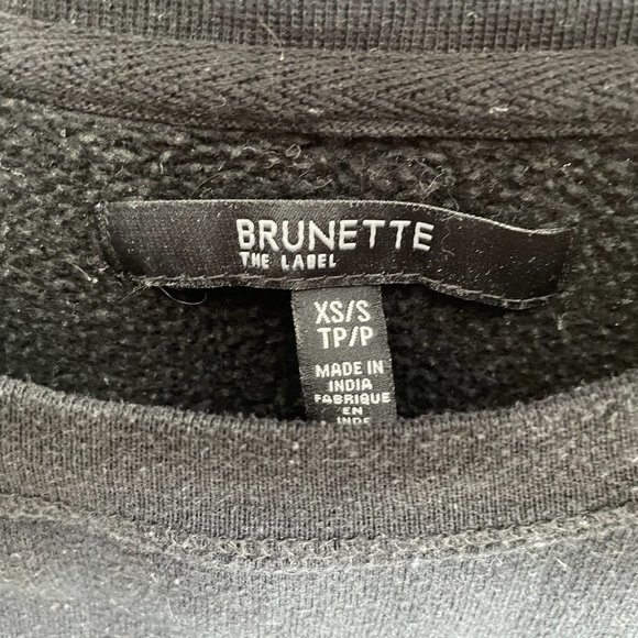 Brunette the Label "Coffee Now Please" Sweater (Black) - Picture 3 of 3
